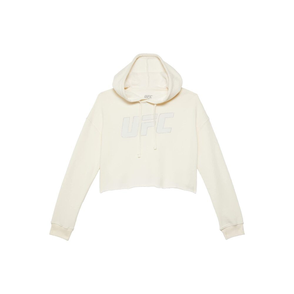 UFC Crop Hoodie Bone MD